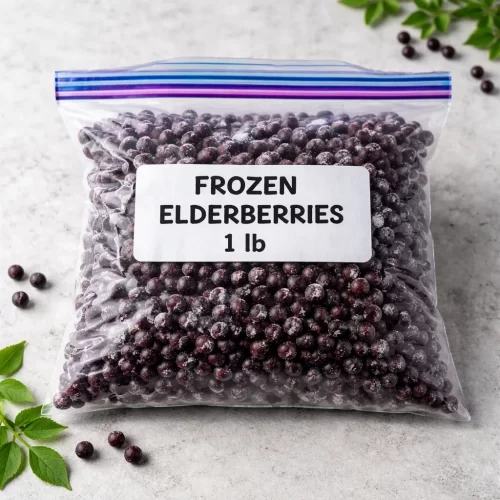 Frozen Elderberries - 1lb Freezer Bag