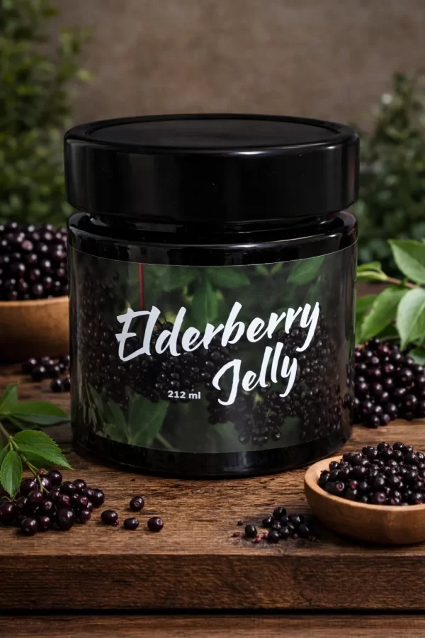 Elderberry jelly 212ml jar